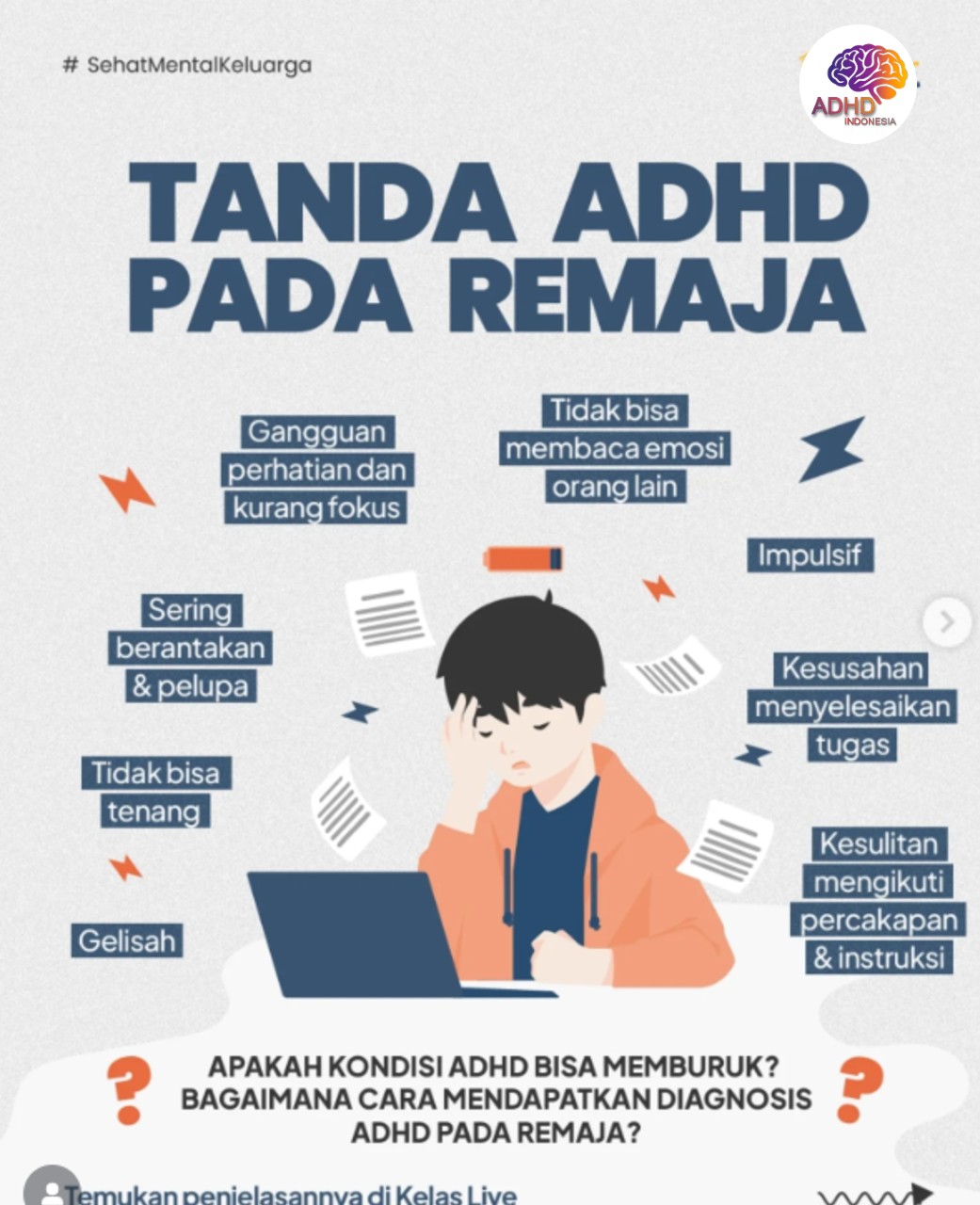 Screening ADHD Non-Diagnostik: Edukasi Awal bagi Orang Tua di Provinsi Lampung